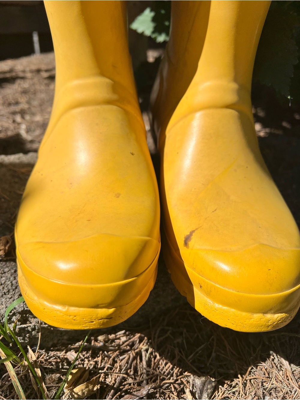 Hunter Original Tall Rubber Rain Boots in Vibrant Yellow 7 Model W23499 7F 6M - Picture 14 of 17
